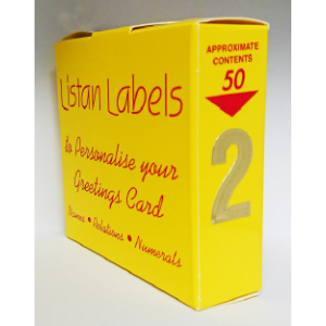 Gold Numeral 2
