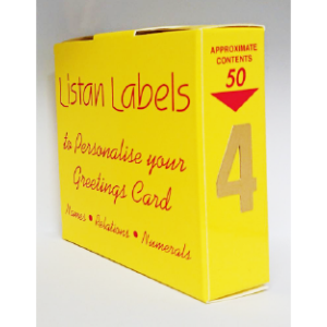 Gold Numeral 4