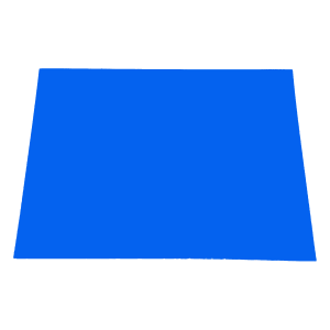 Polypropylene Sheet - Mid Blue 0.5mm (500 micron)