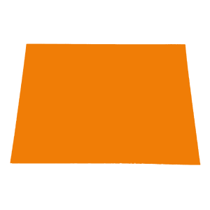 Polypropylene Sheet - Orange 0.5mm (500 micron)