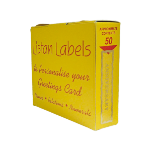 Anniversary Gold Greeting Labels