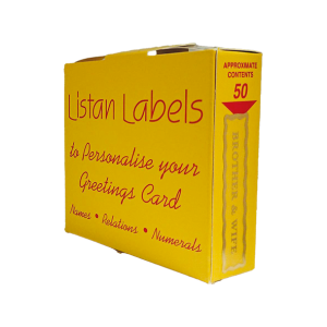 Brother & Wife Gold Relation Labels