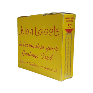 Daughter & Husband Gold Relation Labels