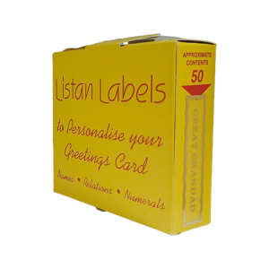 Great Grandad Gold Relation Labels