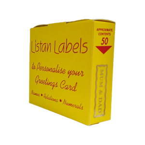 Mum & Dad Gold Relation Labels