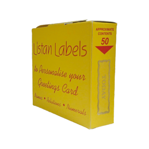 Today Gold Greeting Labels